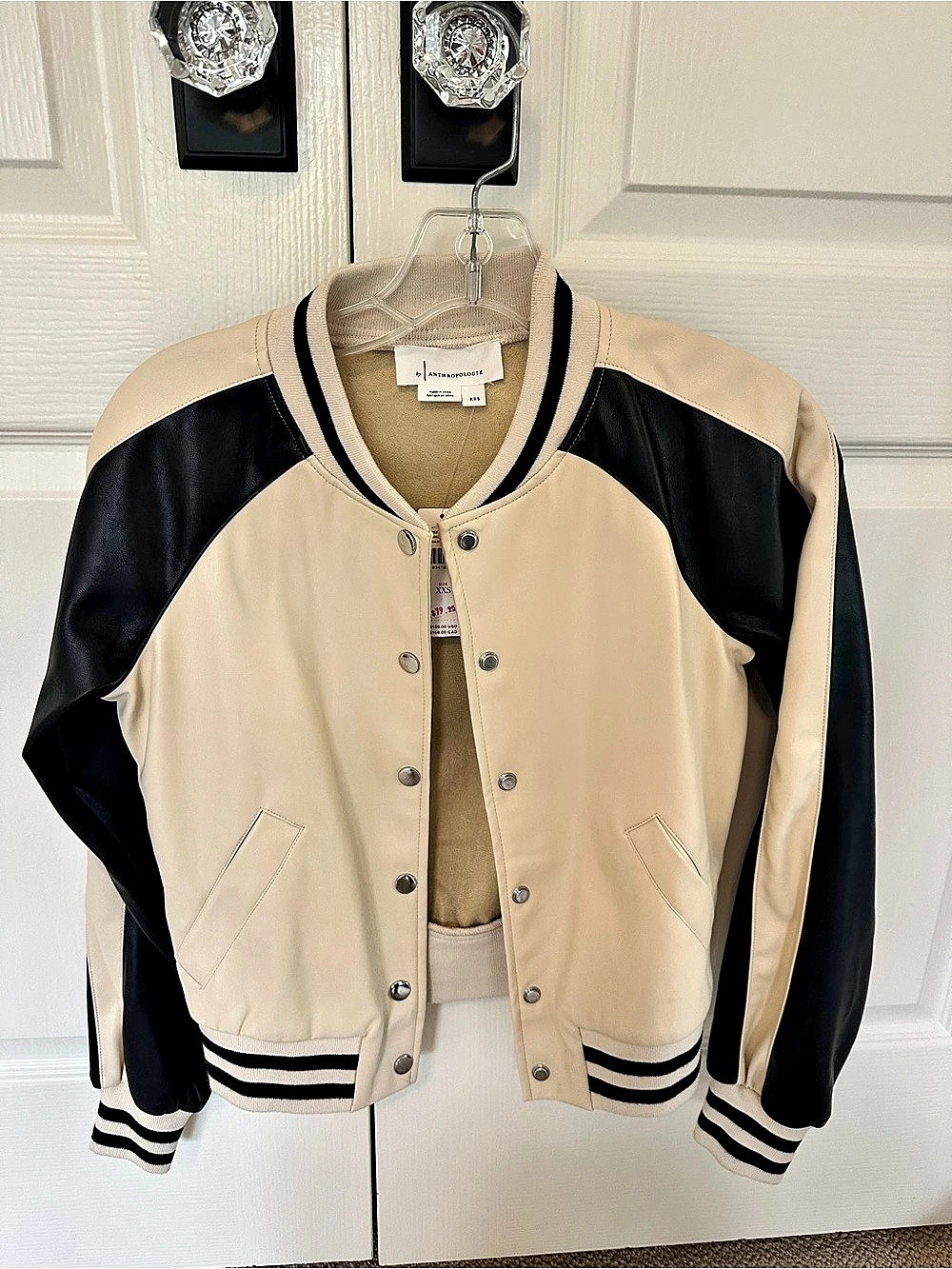 Anthropologie By Anthropologie Colorblock Varsity Jacket Color Block Varsity NWT
